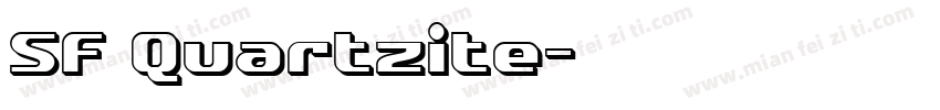 SF Quartzite字体转换
